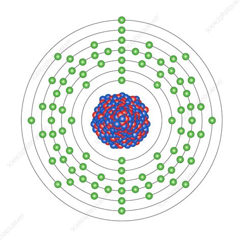 Francium, atomic structure - Stock Image C013/1644 - Science Photo Library