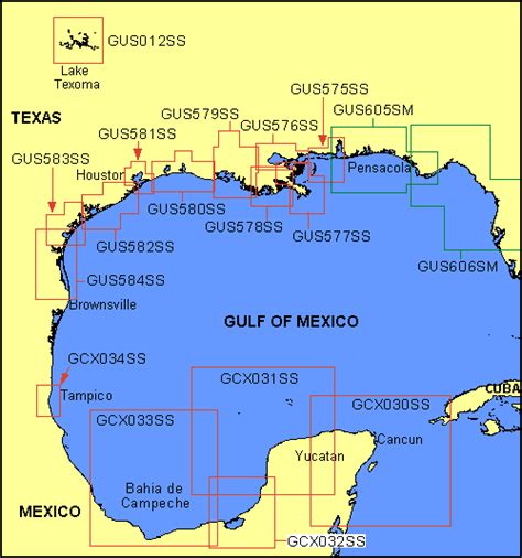 Garmin: Offshore Cartography G-Charts: Gulf of Mexico - Small Charts