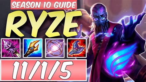 HOW TO PLAY RYZE SEASON 10 | BEST Build & Runes | Season 10 Ryze guide ...