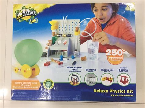 EduScience Lab Deluxe Physics Kit Science Experiment Kit, Hobbies ...