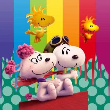 Solve Snoopy & Fifi jigsaw puzzle online with 100 pieces