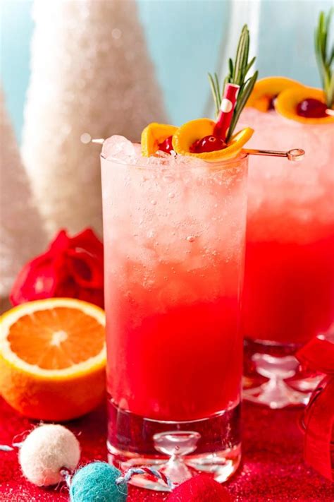 Sparkling Holiday Punch (Non-alcoholic) Recipe - Sugar and Soul