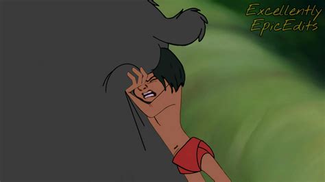 Mowgli Pushes Baloo Again by ExcellentlyEpicEdits on DeviantArt