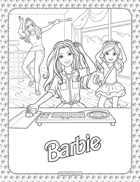 Barbie Princess Adventure Coloring Pages 03