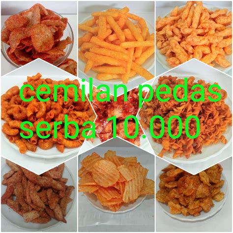 Jual Cemilan pedas serba sepuluh ribu/Snack pedas serba 10.000 | Shopee ...