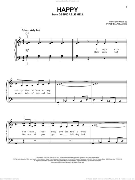 Free Printable Sheet Music For Piano Beginners