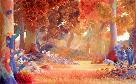 Autumn Forest Wallpaper 4K, Digital Art, Serenity, Vibrant