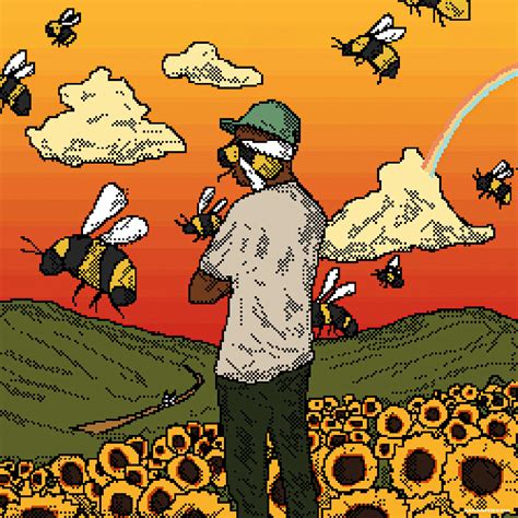 Flower Boy - Tyler the Creator (pixel version) : r/freshalbumart