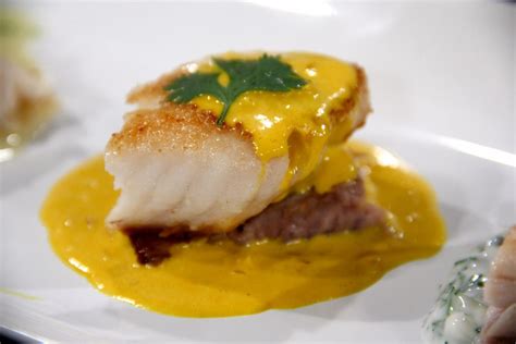 Recipe Of The Day: Fish With Yellow Pepper Cream Sauce Recipe From Chef ...