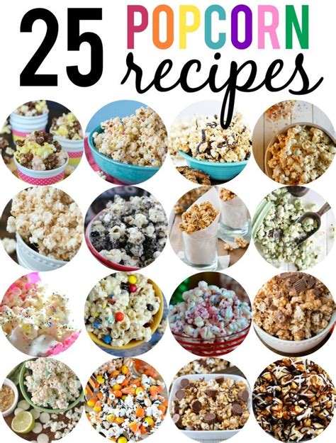 Popcorn Recipes - REASONS TO SKIP THE HOUSEWORK