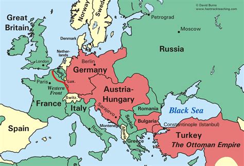 World War I Map