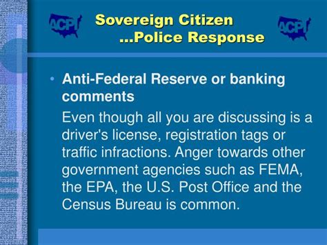 PPT - Sovereign Citizen Movement PowerPoint Presentation - ID:1109886