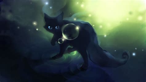 Anime Black Cat Wallpaper Desktop Wallpapers Hd Images - Cute Anime ...