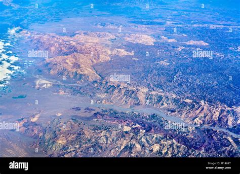 Aerial view of the Persian Plateau in Iran Stock Photo - Alamy