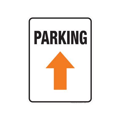 Parking Sign with Arrow |Parking Lot Sign | INPS Graphics