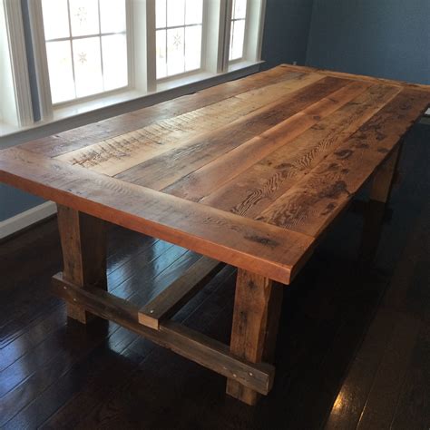 Hand-made to order, reclaimed wood farm-style table https://www.etsy ...