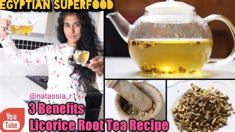 Licorice Root Tea Recipe | Egyptian Superfood | Adaptogen Herbs | 3 ...