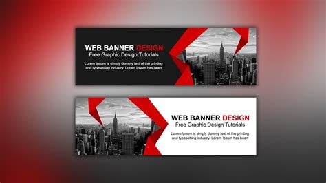 Web Banner AD Design Tutorial Photoshop CC YouTube | ADVERTISING