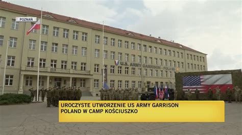 Poland's first permanent U.S. Army Garrison opened at Camp Kosciuszko ...