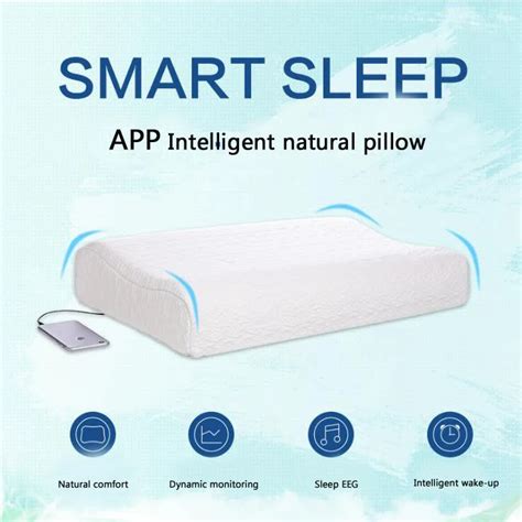 New Product Intelligent Promote Sleep Latex Pillow With Tencel cover ...