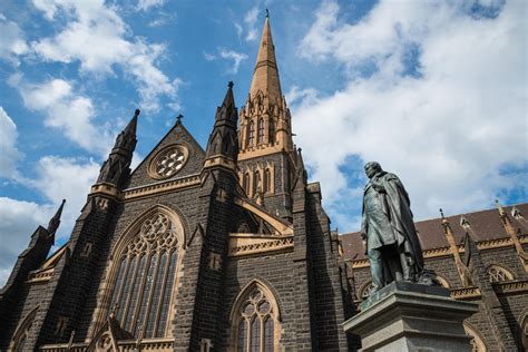 Saint Patrick cathedral the biggest church in Melbourne, Victoria state ...