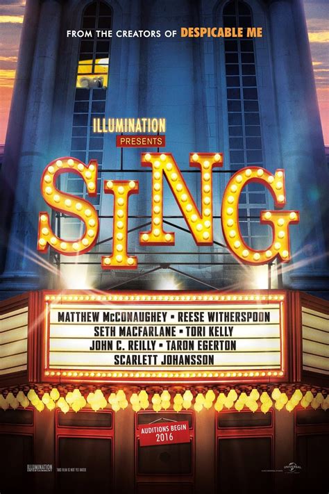 Sing (2016) - Posters — The Movie Database (TMDB)