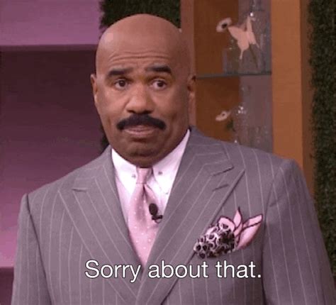 Sorry GIF by Steve Harvey TV - Find & Share on GIPHY