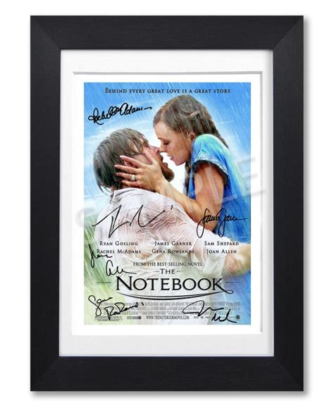 THE NOTEBOOK movie cast signed poster print photo autograph | Etsy