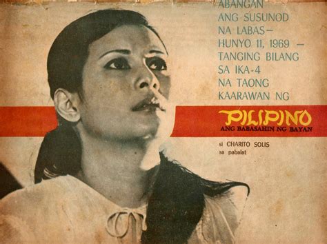 Charito Solis - credit: Pilipino mag | Historical events, History ...