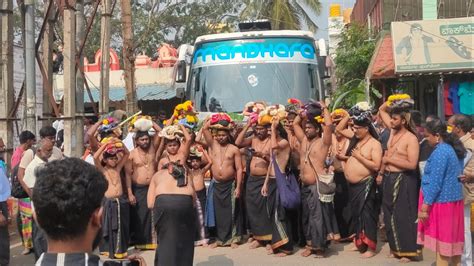 Om Swamiye Saranam Ayyappa irumudi at doddaballapura railway station# ...