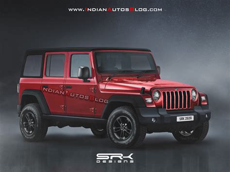 2020 Mahindra Thar Rendered In Its 4-Door Avatar, Looks Appealing