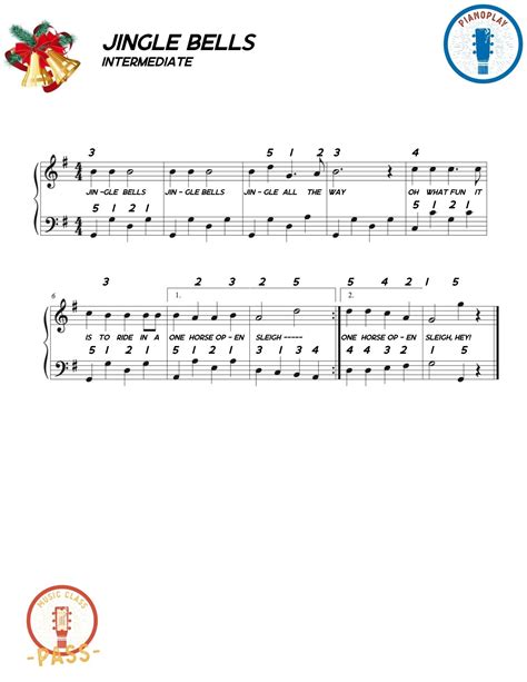 Jingle Bells Piano - 3 Levels (Beginner to Intermediate) - Jammin With You