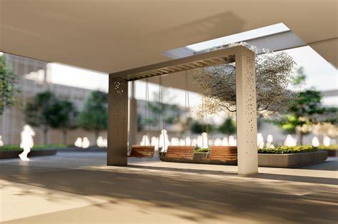 BNA Airport Admin Building & Plaza | Projects | Hawkins Partners, Inc