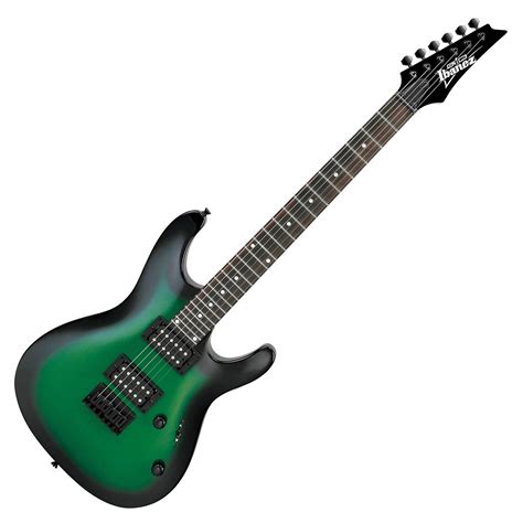 DISC Ibanez GIO GS221 Electric Guitar, Metallic Green Sunburst na ...