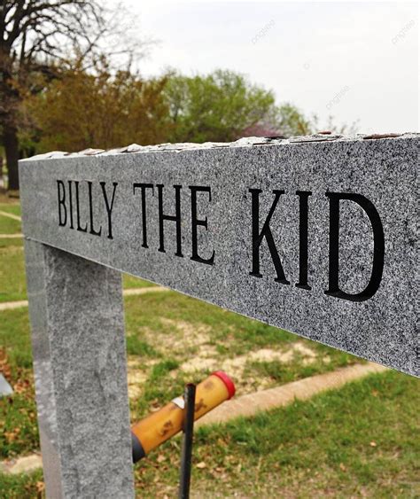 Bill The Kid Grave Marker Perspective Texas Aka Hamilton Photo ...