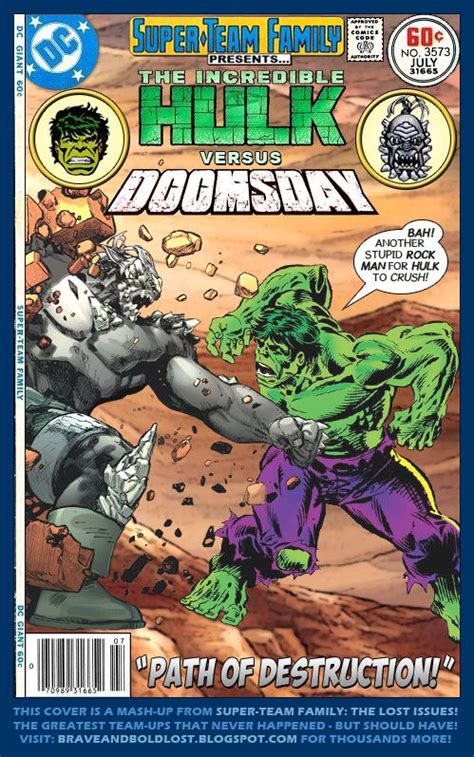 The Hulk Vs. Doomsday | Comic book heroes, Dc comics vs marvel, Retro ...