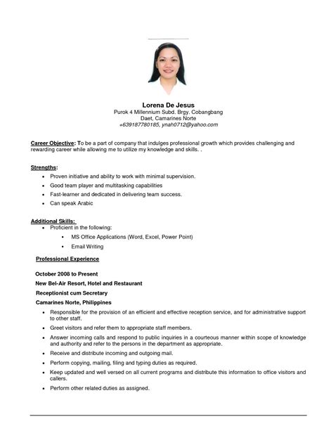 Great Cv Career Objective Examples Best Resume Format Free Download Word