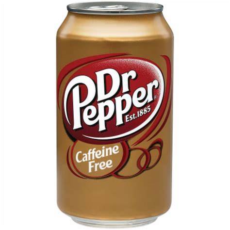 Dr Pepper Caffeine Free Soda Cans, 12 pk / 12 fl oz - Smith’s Food and Drug