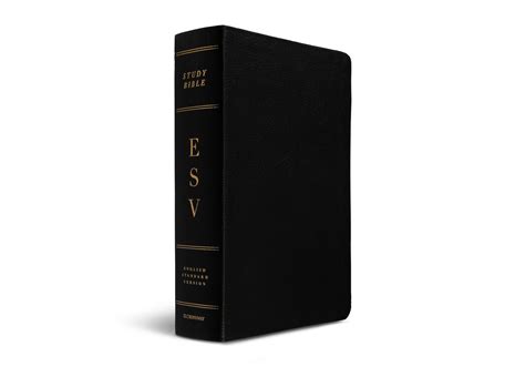 ESV Study Bible (Genuine Leather, Black) – Westminster Bookstore