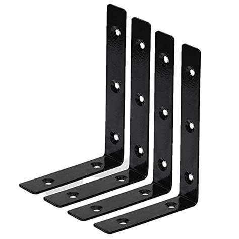 Retailmonk L Shaped Wall Shelf Angle Brackets with Screws, Heavy Duty ...