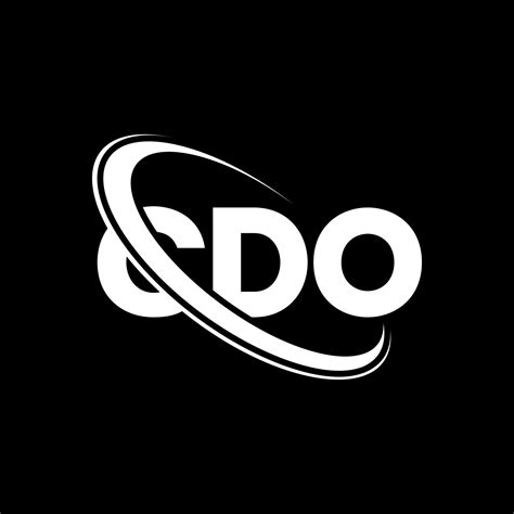 logotipo de cdo. letra cdo. diseño del logotipo de la letra cdo ...