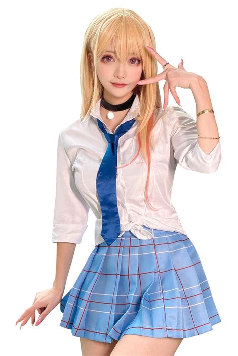 Buy Roocnie My Dress Up Darling Cosplay Costume Marin Kitagawa Outfit ...