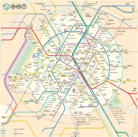 Paris metro map in English : r/paris