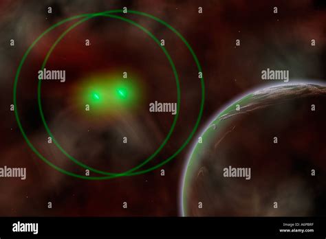 Binary Star System Stock Photo - Alamy