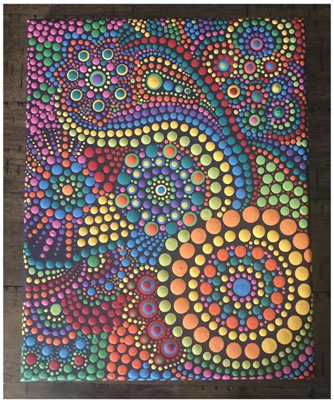 #abstract #dot #painting circles and dots paper scraps and other ...