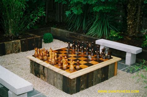 Outdoor Furniture Specialists - GIANT CHESS SETS are great outdoor ...