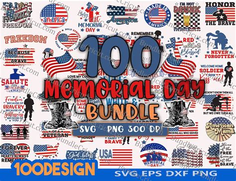 Memorial Day SVG - Memorial Day Bundle SVG Bundle Cricut