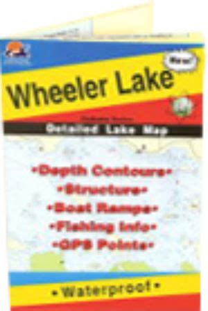 Wheeler Lake, Alabama Waterproof Map (Fishing Hot Spots) – Lake Maps