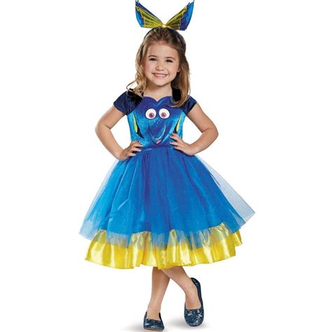 Halloween Finding Dory Dory Tutu Deluxe Toddler Costume, Medium (3T-4T ...