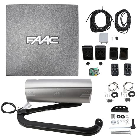 FAAC 390 Single Articulated Arm Swing Gate Opener Kit (14ft / 600 lbs ...